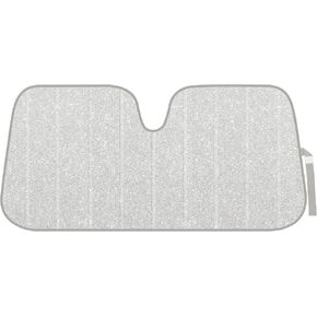 Motor Trend Glitter Windshield Sun Shade - Car Sun Visor Sun Shade for Windshield - Car Window Shades for SUV & Truck - Dash Cover Sun Protection Window Shade Accessories - 58" x 27"