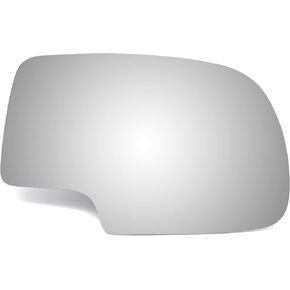 BOOLEE Mirror Glass Replacement fit for 1999-2006 GMC SIERRA CHEVY SILVERADO 2000-2006 GMC YUKON CHEVY SUBURBAN TAHOE Passenger Right Side Convex Glass With Adhesives
