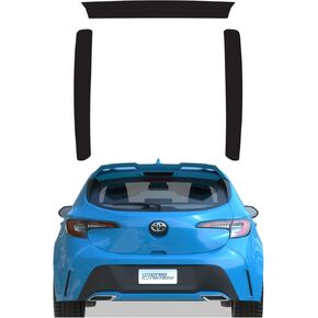Reflector tint and third brake light overlays compatible with 2019-2025 Toyota Corolla Hatchback