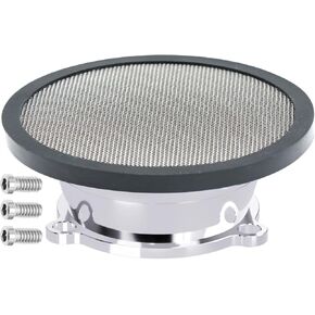 Aluminum Air Filter Velocity Stack for S&S Super E G Carburetor (Silver)