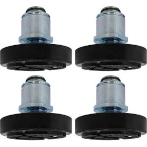 4PCS 50mm Shaft Diameter Car Lift Rubber Tray Heightening Feet Plus High Leg Pads, Screw Up Car Lift Pads Heightening Feet Tray