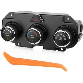 وحدة التحكم في المناخ الأمامي وحدة تكييف الهواء A/C A/C لـ Dodge RAM 1500 2500 3500 بيك آب 2013-2018 مفتاح التحكم في السخان A/C | استبدال# 68268189AA 68105021AC 68105021AD 68226600AA