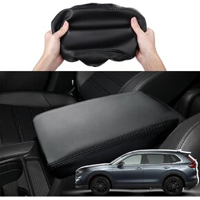 CKE متوافقة مع ملحقات Honda CR -V 2025 2024 2023 CAR CENTER CONTOLE CONSOLE COVERTREST COVERTREST BOX BOX Protector -Block Stitches
