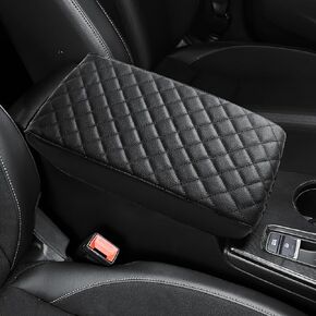JOYTUTUS Center Console Cover Compatible with 2023-2025 Civic CVT Armrest, PU Leather 11th Gen Arm Rest Protector, Middle Console Cover