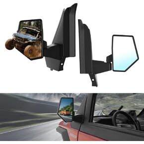 Side Mirrors for Polaris XPEDITION XP/ADV 2024+, Adjustable Folding Side Rearview Mirrors Mounted on A-pillar for Polaris XPEDITION XP/XP 5/ADV/ADV 5 2024+, Replace #2884491, 2PCS