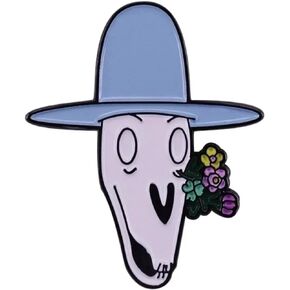 Old Death in Bloom Land of the Dead Come Along With Me Adventure Time Jake Finn Cartoon Animated TV Show Flowers 1.2" Enamel Pin Badge