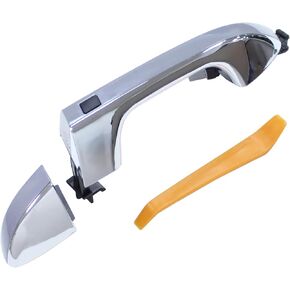 ApplianPar Front Driver Side Exterior Door Handle Chrome and Gray for Kia Sportage 2017-2022