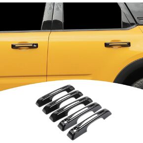 for Bronco Sport Door Handle Trim Cover Compatible with Ford Bronco Sport 2021-2024 Black Exterior Accessories 5pcs
