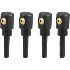 X AUTOHAUX 4pcs 3B9955985A Windshield Washer Sprayer Nozzle 1 Hole for VW for Audi for Skoda for Seat
