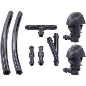ApplianPar Front Windshield Washer Nozzle Kit Hood Wiper Spray Jet for Honda Odyssey 2011 2012 2013 2014 2015 2016 2017