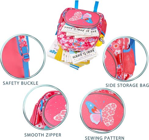 Daaupus 12-Inch Preschool Backpack for Girls, Kids Backpack for Boys & Girls, Perfect for Daycare and Preschool, Age 2-5 Years in Saudi Arabia