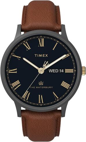 Timex Men's Waterbury Classic Day-Date 40mm TW2U88500VQ Quartz Watch in Saudi Arabia