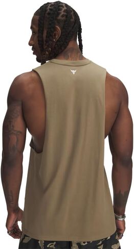 تحت Armor Men Project Rock Iron Paradise Sirtiveless T Shirt in Kuwait