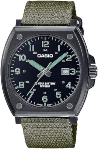 Casio Men's 10-Year Battery Date Indicator 50M Water Resistant Watch MTP-E715C-3AV in Saudi Arabia