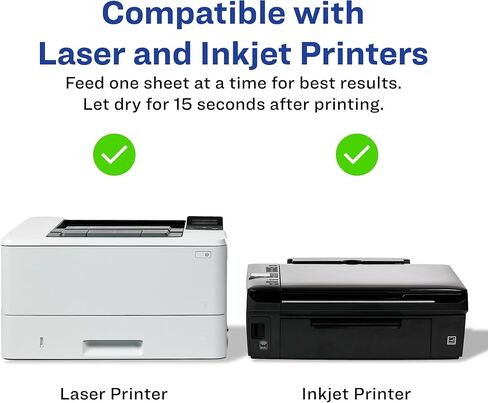 Avery Pearlized Ivory Starburst Labels with Sure Feed Technology, Print-to-The-Edge, 1.75", 2,000 Pearlized Ivory Labels, Laser/Inkjet Printable Labels in Kuwait