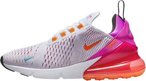 Nike Women's Air Max 270 shoes, White/Black-fuchsia Dream, 6.5 in Saudi Arabia