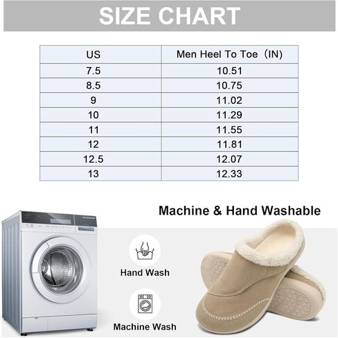 relxfeet Mens Slippers Adjustable Diabetic Shoes Wide Toe Box House Slippers Indoor Outdoor Slip On Warm Clogs for Swollen Feet in Kuwait