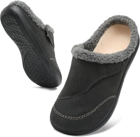 أحذية RELXFEET MANS قابلة للتعديل أحذية السكري واسعة النعال ذات الصناديق المنزلية الداخلية في الهواء الطلق على السدادات الدافئة للقدم المتورمة in Kuwait