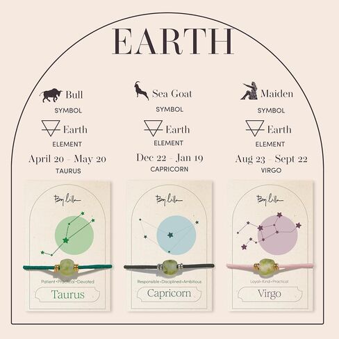 Zodiac Bracelet Hair Ties – Premium Element-Inspired Accessories for Each Zodiac Sign (GEMINI) in Saudi Arabia