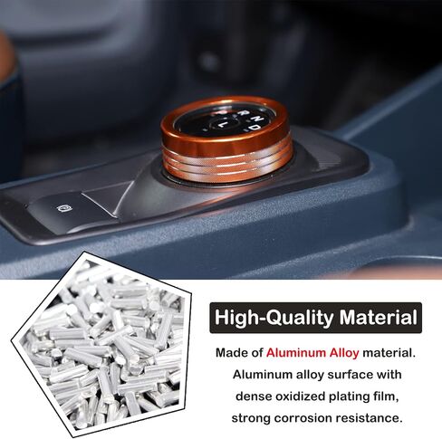 غطاء مقبض Aunginsy Center Control متوافق مع Ford Maverick 2022-2024 مكيف الهواء المناخي Shift 4WD Engin ابدأ التوقف in Kuwait