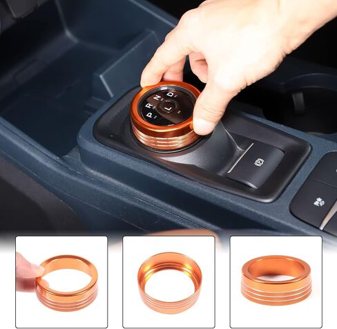 غطاء مقبض Aunginsy Center Control متوافق مع Ford Maverick 2022-2024 مكيف الهواء المناخي Shift 4WD Engin ابدأ التوقف in Kuwait
