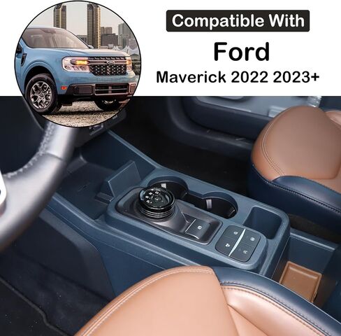 غطاء مقبض Aunginsy Center Control متوافق مع Ford Maverick 2022-2024 مكيف الهواء المناخي Shift 4WD Engin ابدأ التوقف in Saudi Arabia