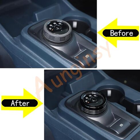 غطاء مقبض Aunginsy Center Control متوافق مع Ford Maverick 2022-2024 مكيف الهواء المناخي Shift 4WD Engin ابدأ التوقف in Saudi Arabia