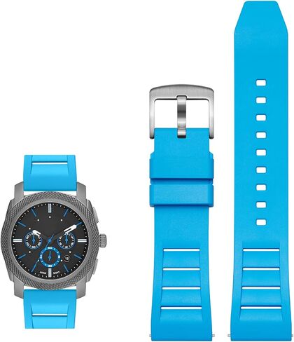 Fluororubber Watch Band 20mm 22mm, Quick Release Rubber Watch Strap,Soft Breathable Bracelet for Men Women in Kuwait
