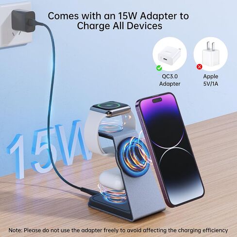 VASIVO Magnetic Wireless Car Charger Mount[Upgraded Hooks][Powerful Magnetic Suction], 15W Fast Charging Phone Mount for Car,Air Vent Magnetic Charging Car Phone Holder for iPhone 14/13/12 Series etc in Saudi Arabia