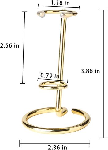 4 Pcs Crystal Wand Stand, 2.36" L X 2.36" W X 2.6" H In Mineral Display Stand, Small Iron Crystal Stands for Display (Silver, small) in Saudi Arabia