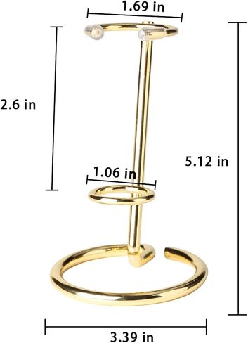 4 Pcs Crystal Wand Stand, 2.36" L X 2.36" W X 2.6" H In Mineral Display Stand, Small Iron Crystal Stands for Display (Silver, small) in Saudi Arabia