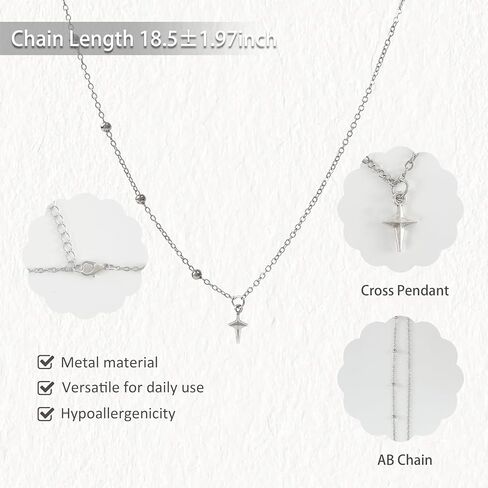 Buyongwant Two Piece Irregular Starlight Necklace Snake Bone Chain Pendant Jewelry Collar Chain Women's Girl Blue in Kuwait