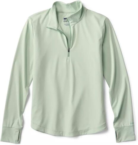 Orvis Sun Defense Quarter Zip Women's Athletic Shirt, UV Protection for Outdoor Activities, Lightweight Sun Defense Top in Saudi Arabia