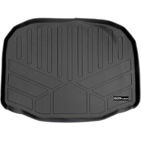 SMARTLINER All Weather Custom Fit Cargo Trunk Liner Floor Mat Behind 3rd Row Black for 2011-2019 Ford Explorer