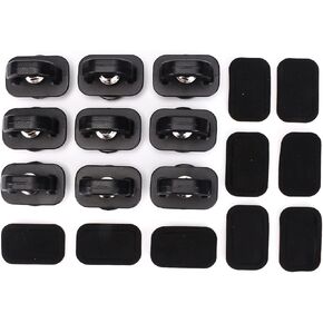 DZ97903 Truck Bed Side Wall Tie Down Anchors, Bed Cargo Hooks for 2007-2023 Chevy Silverado 1500 2500 3500 Chevy Colorado IGMC Sierra 1500 2500 3500 I GMC Canyon 9PCS