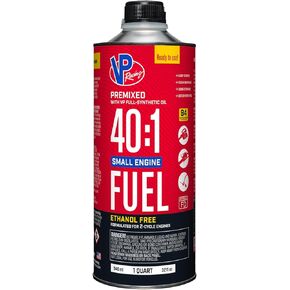VP Racing Fuels 6295 ، جاهز للاستخدام ، 40: 1 مسبقًا من وقود محرك صغير (SEF) - كوارت (3 عبوات)