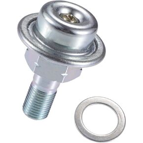 Motoforti Fuel Injection Pressure Regulator No.23270-50010 - Car Fuel Pressure Regulator - for Toyota Land Cruiser 1998-2007 Metal Silver Tone - 1 Pc Long-lasting