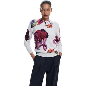 Desigual Women's Woman Flat Knit Thick Gauge Pullover