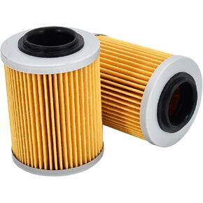 2PCS Oil Filter 21040111601 Compatible with ODES Cartridge V Twin UTV ATV 800 1000 Dominator D4 X2 X4