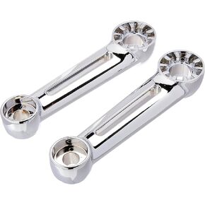 Kuryakyn 4061 Motorcycle Foot Control Component: 6" Long Arms for Ergo & Ergo II Cruise Mounts, Chrome, 1 Pair,black