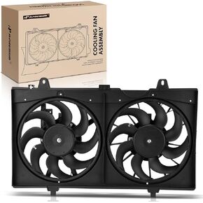 A-Premium Engine Radiator Cooling Fan Assembly Compatible with Nissan Models - Sentra 2007-2017 - Replace# 21481ET80B