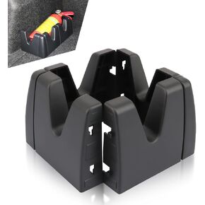 6 PCS Car Trunk Cargo Fixing Bracket Set, Multi-function Anti-roll Sundry Adjustable Divider, Portable Space Saving Organizer Block, Universal for Cars Trunk Storage Accessories (Black)