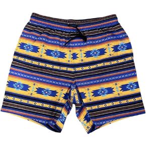 Cinch Men's Aztec Stripe Swim Trunks