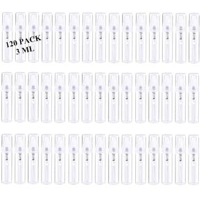 Mini Spray Bottle 100PCS 2ML Clear Plastic Empty Sample Containers Fine Mist Perfume Travel Refillable Spray Bottle Perfume Atomizer Small Travel Size Spray Bottle for Cleaning, Essential Oils