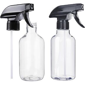 Plastic Spray Bottles Refillable Container Empty Small Spray Bottle 10oz/300ml with Adjustable Mist/Stream,Water Spray Bottles for Hair, Plant, Cleaning, Pet