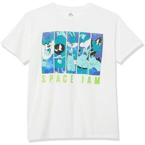 Space Jam Little New Legacy Short Sleeve T-Shirt-Boys 4-20-Lebron, Bugs, Taz, Marvin, Daffy, Black, 7 in Kuwait