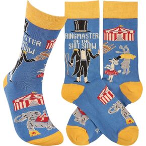 Primitives by Kathy Socks - Ringmaster, One Size, Unisex, LOL Collection