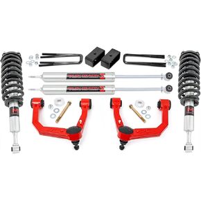 Rough Country 3.5" Bolt-On Lift Kit w/M1 Struts for 2005-2023 Tacoma - 74240RED