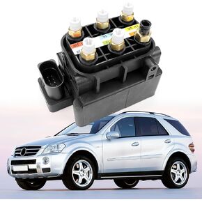 Air Suspension Valve Block Air Supply Distribution 2123200358 Compatible with Mercedes Benz GL320 GL350 GL450 GLE350 GLE400 S350 S400 S550 S600 S63 S65 AMG