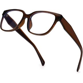 Blue Light Blocking Glasses Trendy Cateye Eyeglasses for Women Anti Glare Reduce Eyestrain Computer Glasses
